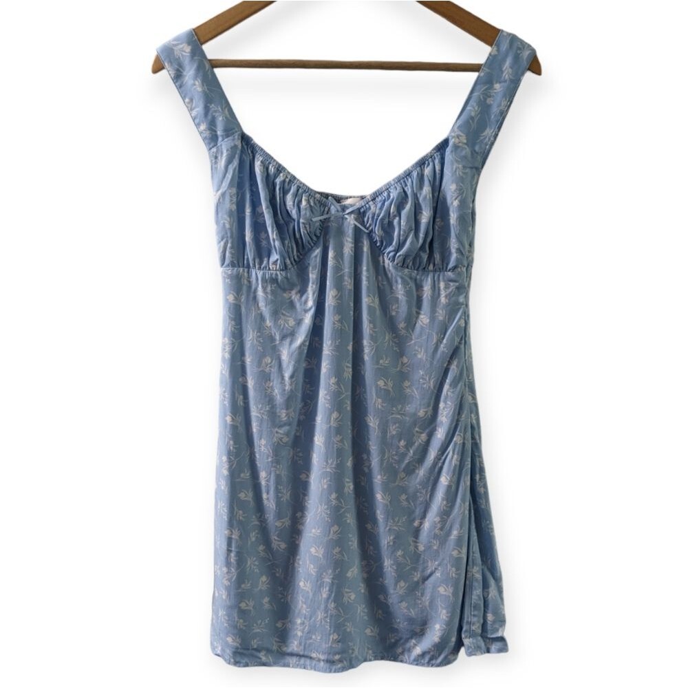 Skylar + Madison Blue Floral Mini Dress